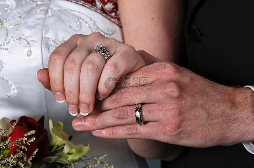 结婚戒指圆形生活未婚夫已婚传统妻子夫妻幸福新娘珠宝图片