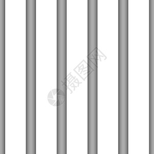 监狱酒吧细胞灰色插图金属背景图片