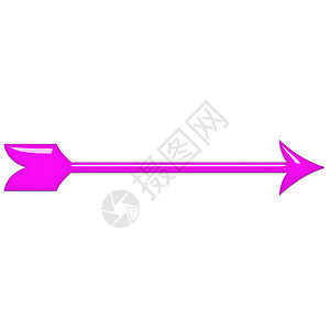 粉色插图箭头粉色箭头适应症艺术概念水平插图按钮斜角背景
