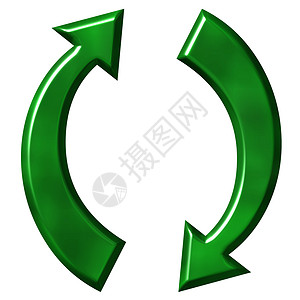 再循环生态绿色概念斜角生活回收插图环境反射背景图片