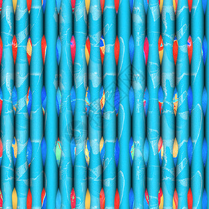 抽象的 3D 设计插图天蓝色艺术酒吧艺术品蓝色背景图片