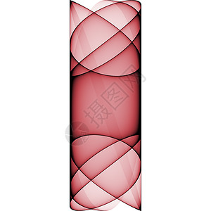 摘要分形设计想像力插图红色装饰品背景图片