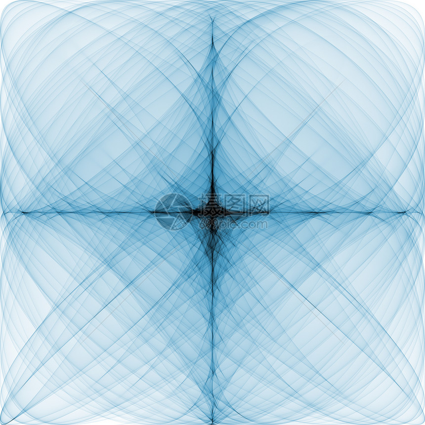 摘要分形设计想像力插图蓝色装饰品图片