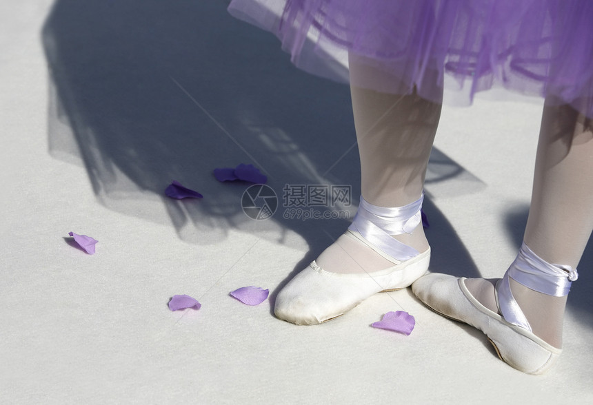 芭蕾舞女青少年艺术足尖姿势粉色脚趾舞蹈家积分女孩丝带图片