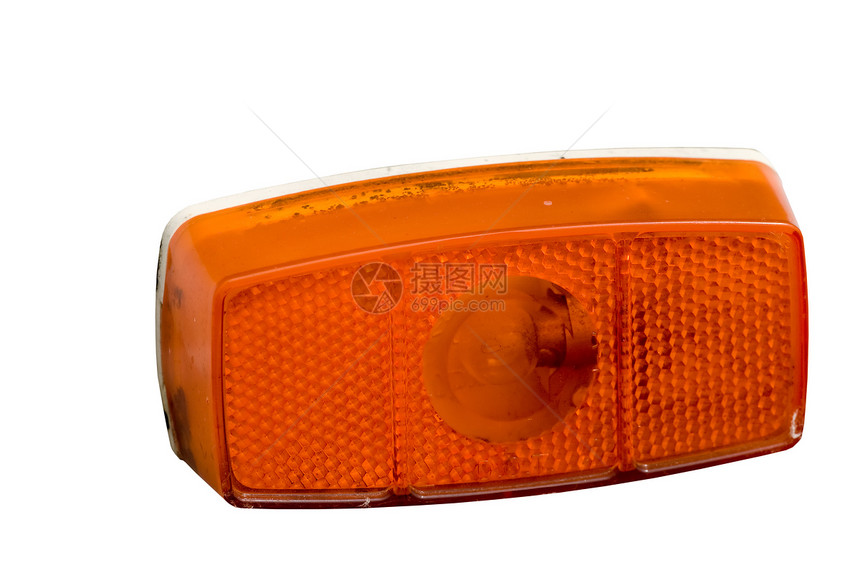 橙光汽车夹子车削小路白色信号警告图片