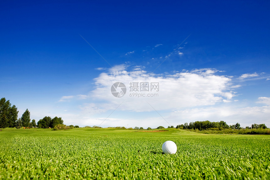 高尔运动娱乐天空绿色闲暇休闲球道课程活动图片