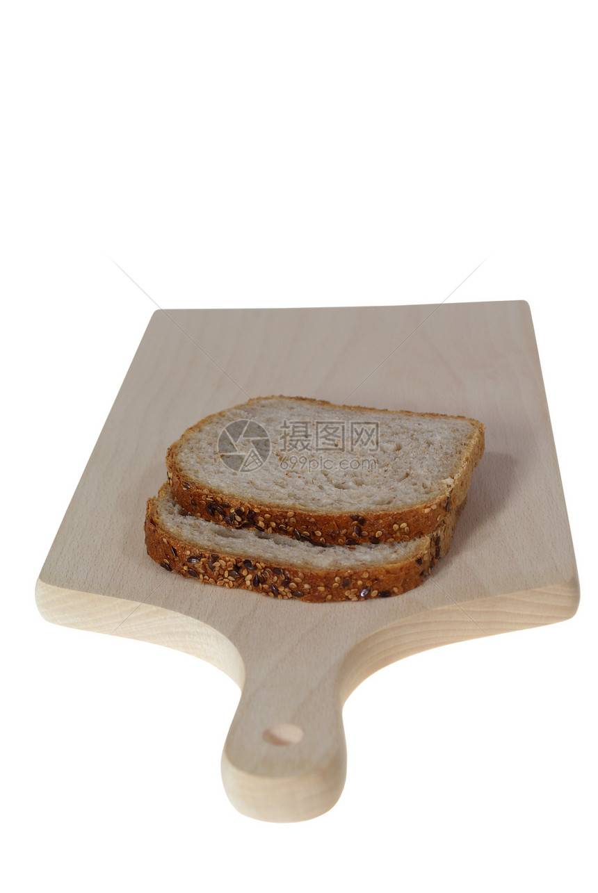 面包食物辫子面粉正方形烘烤图片