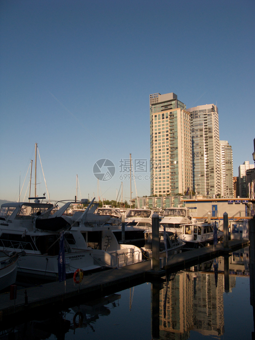 不列颠哥伦比亚省温哥华市照片城市旅行世界晴天天空风景旅游水路港口图片