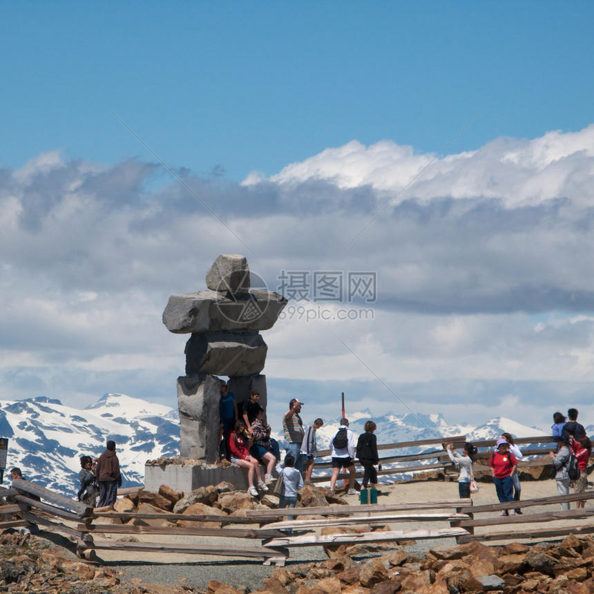 夏季惠斯勒山高峰会议风景首脑美丽顶峰旅游滑雪全球滑雪山哨子照片图片