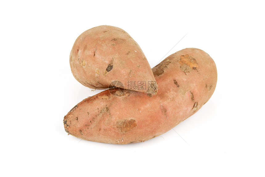 甜土豆粉色淀粉块茎马铃薯感恩生活橙子营养植物蔬菜图片