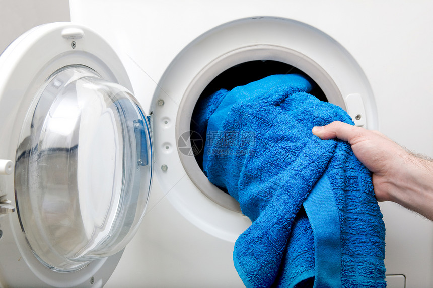 洗衣衣商业橙子电子红色机器窗户洗衣店蓝色洗涤衣服图片