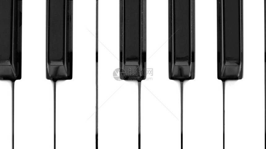 键盘钥匙象牙大键乌木迷笛黑色钢琴音乐比率器官图片