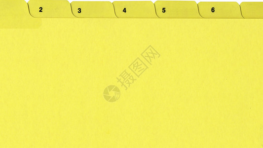 文件夹档案红色数字办公室图书馆橙子卡片黄色贮存白色背景图片