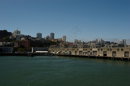 33号码头旅行城市历史性建筑学海洋游客港口地标海岸景观背景图片