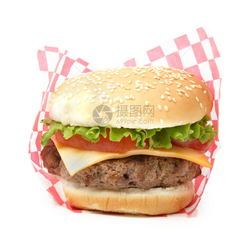 汉堡包食物种子午餐瓷砖芝麻小吃包装红色面包包子图片