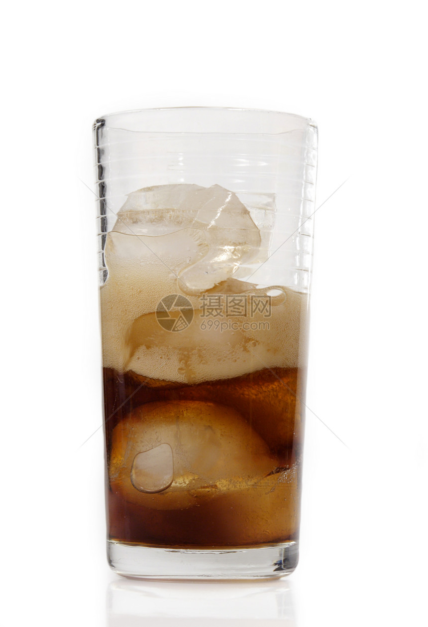 可cola冰块可乐液体玻璃垃圾图片