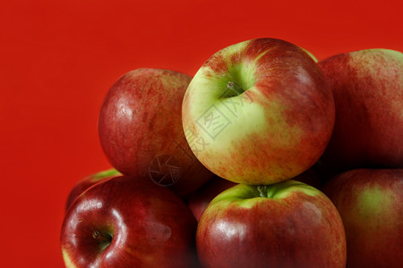 苹果水果小吃红色食物诱惑饮食品味味道背景图片