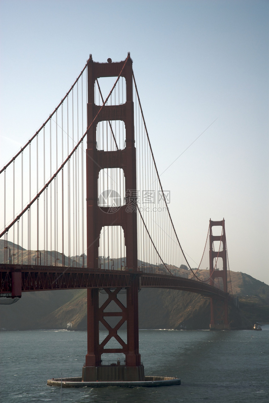 加利福尼亚 旧金山 金门大桥运输摄影地标城市国际目的地钢缆景观工程天空图片