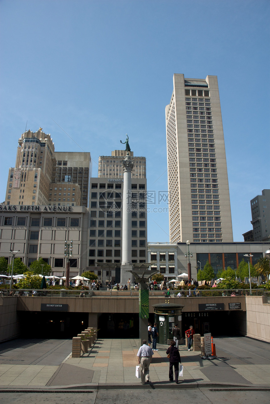 SF 下城街旅游都市房子风光电源线摄影城市街道天空目的地图片