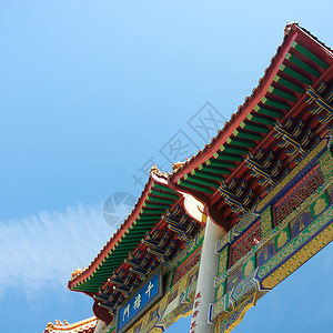 温哥华唐人城访问访客旅行国际城市吸引力天空装饰品游客商店背景