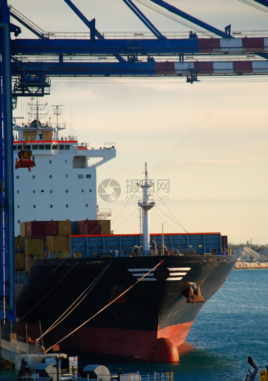 渔船货物商业码头货轮运输港口货运海洋航海工业图片
