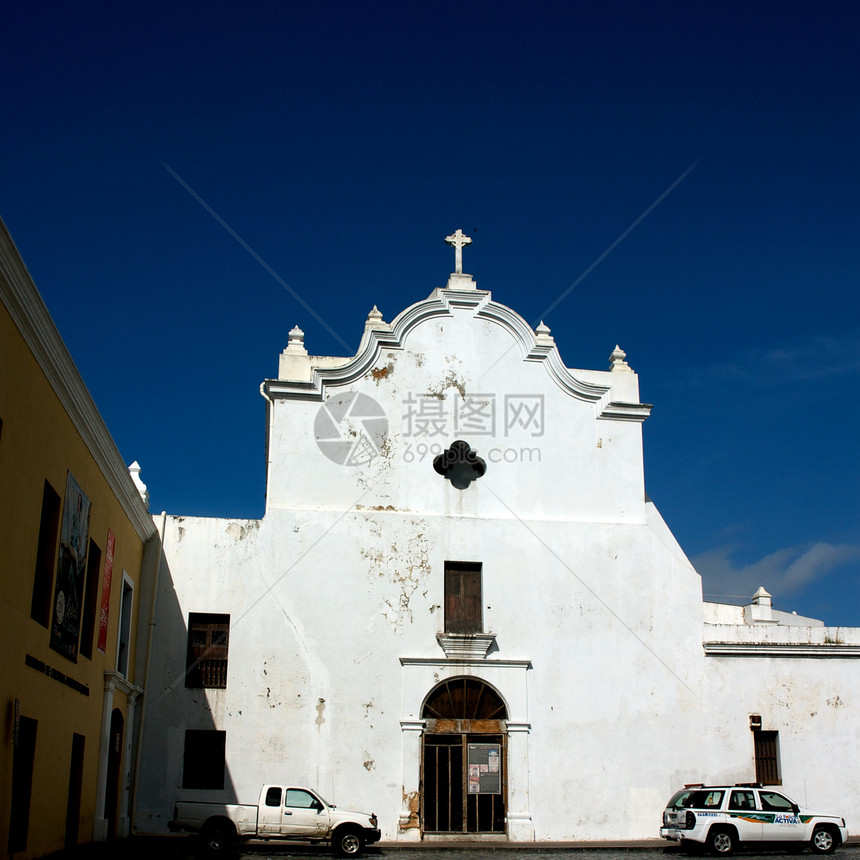 波多黎各旧圣胡安都市文化热带外观城市游客风光目的地旅游假期图片