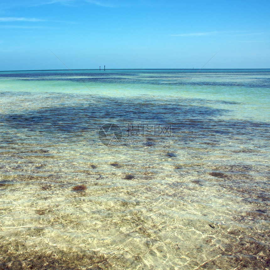 美国佛罗里达州西主要海滩旅行假期海洋海浪游泳摄影钥匙地平线天空海岸图片