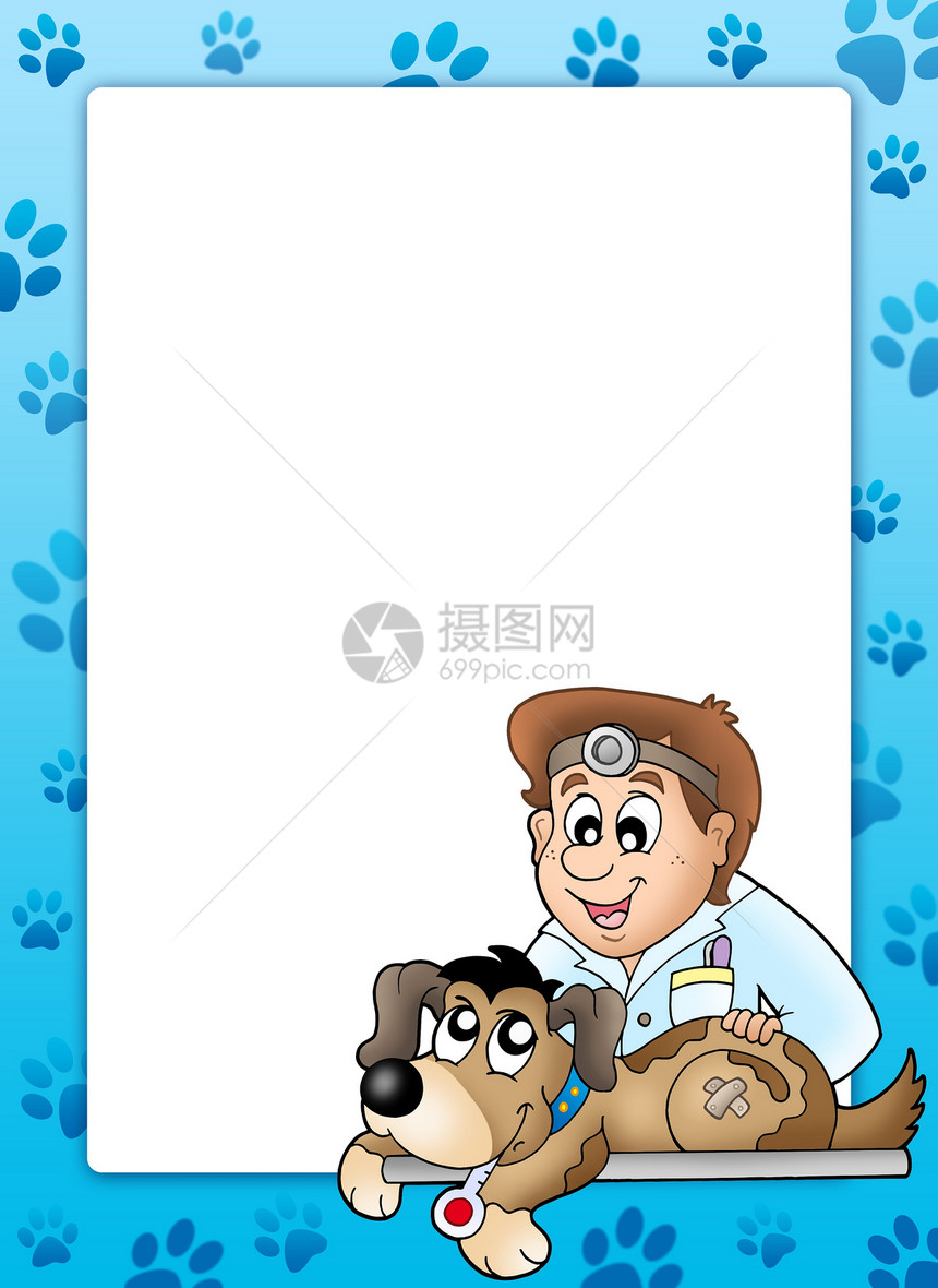 兽医用狗与狗的框架图片