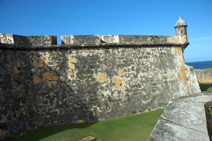 El Morro堡垒 旧圣胡安摄影地标气候省会热带目的地国家水平旅游城市图片