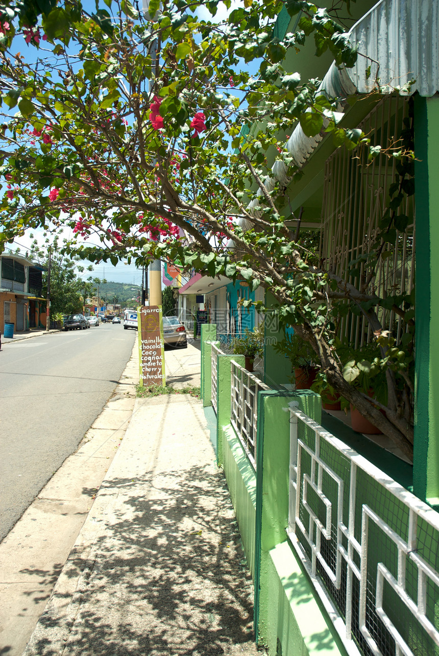 在波多黎各的街道里科场景天空摄影街道热带制作人旅行图片