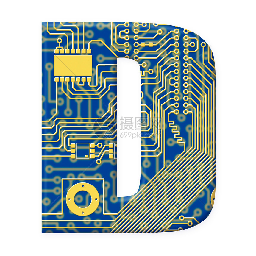 电子电路板字母表上写的信 白后春期教育盘子插图数字蓝色小路质量电脑英语技术图片