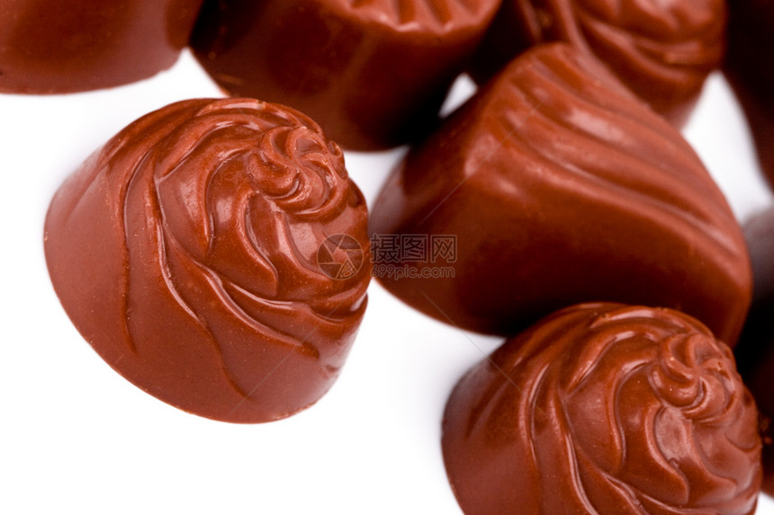 巧克力糖礼物产品甜点团体白色摄影小吃美食松露食物图片