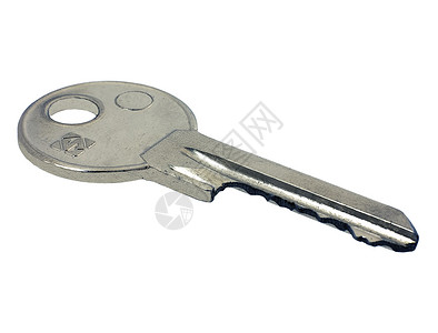 密钥关键键金属银色白色背景图片