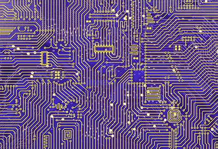 紫色工业电路板背景背景图片