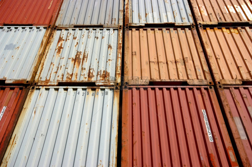 容器后勤海关商业交通线条货轮船运运输货运图片