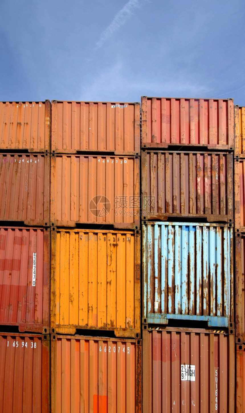 容器交通后勤船运运输货运商业货轮线条海关图片