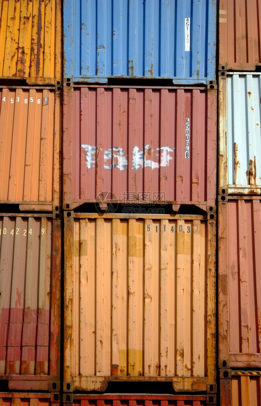 容器交通船运运输线条商业货运货轮海关后勤图片