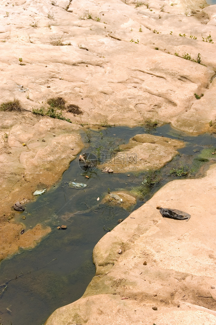 干河气候维修旅行岩石地形天空峡谷蓝色风景干旱图片