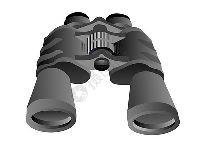 商店的望远镜插图光学乐器反射水平间谍玻璃镜片监视工具背景图片