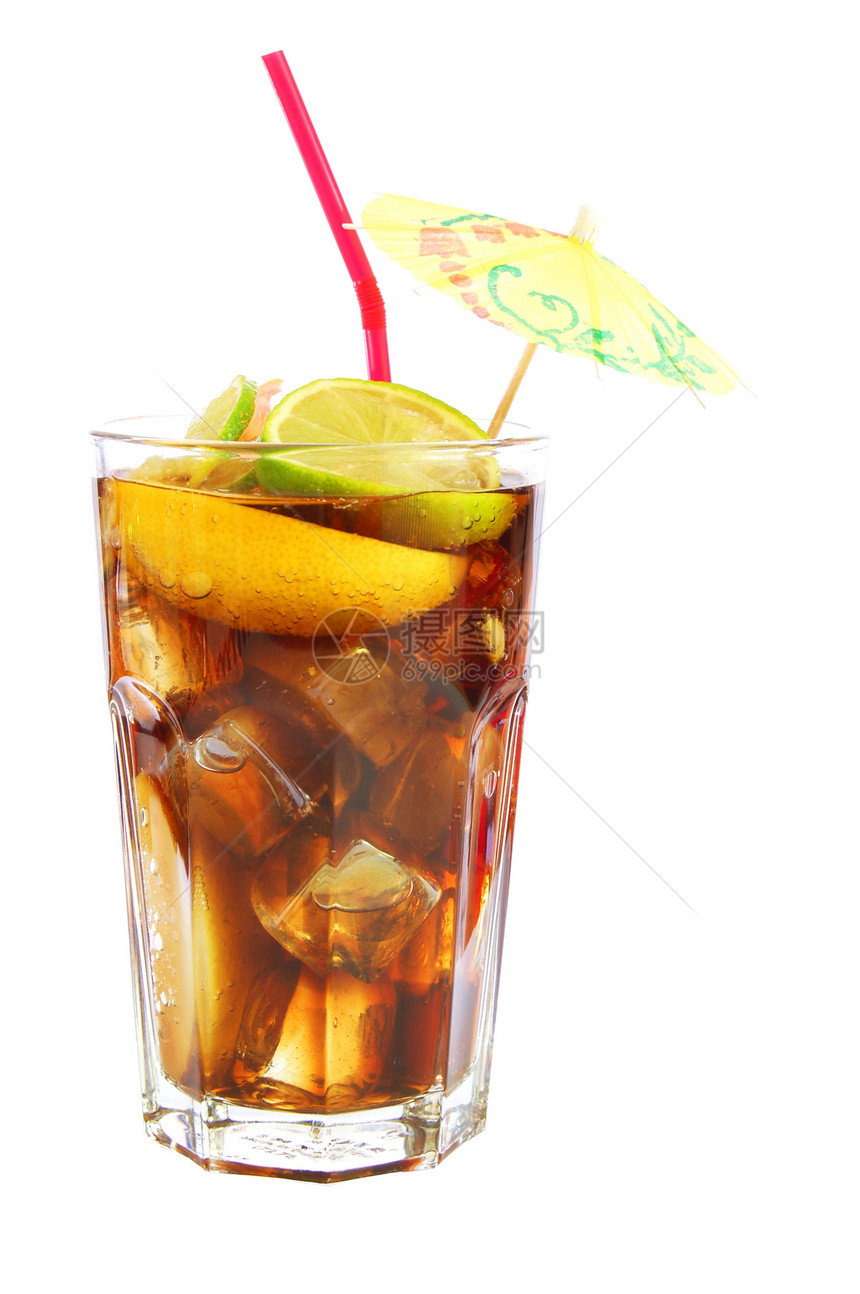 长岛长岛冰茶派对立方体饮料苏打果汁可乐酒精汽水酒吧餐厅图片