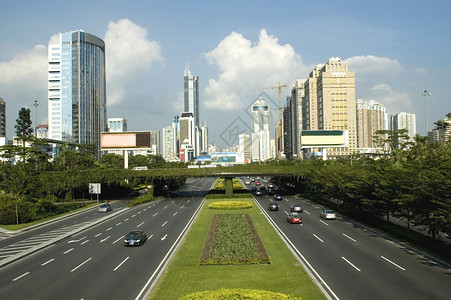 深圳市中心背景图片