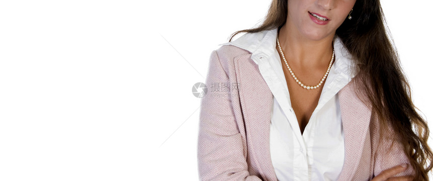 闭上眼的女子老板水平成人交易眼睛商务青年职业公司工作室图片