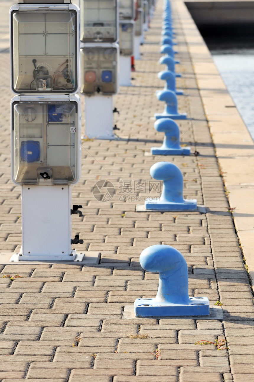玛瑞娜航海码头港口泊位力量图片