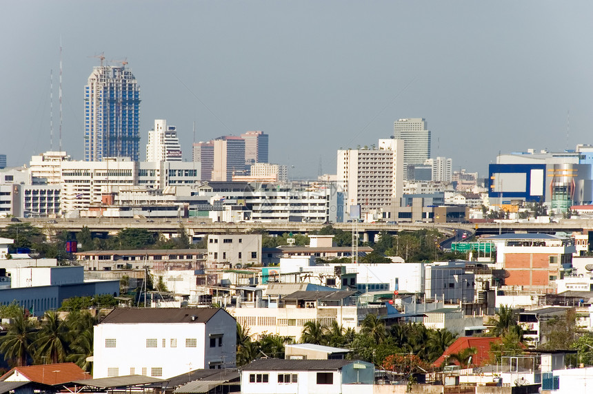 Bangkok 城市风景中心热带市中心文化目的地天际场景旅游建筑摩天大楼图片