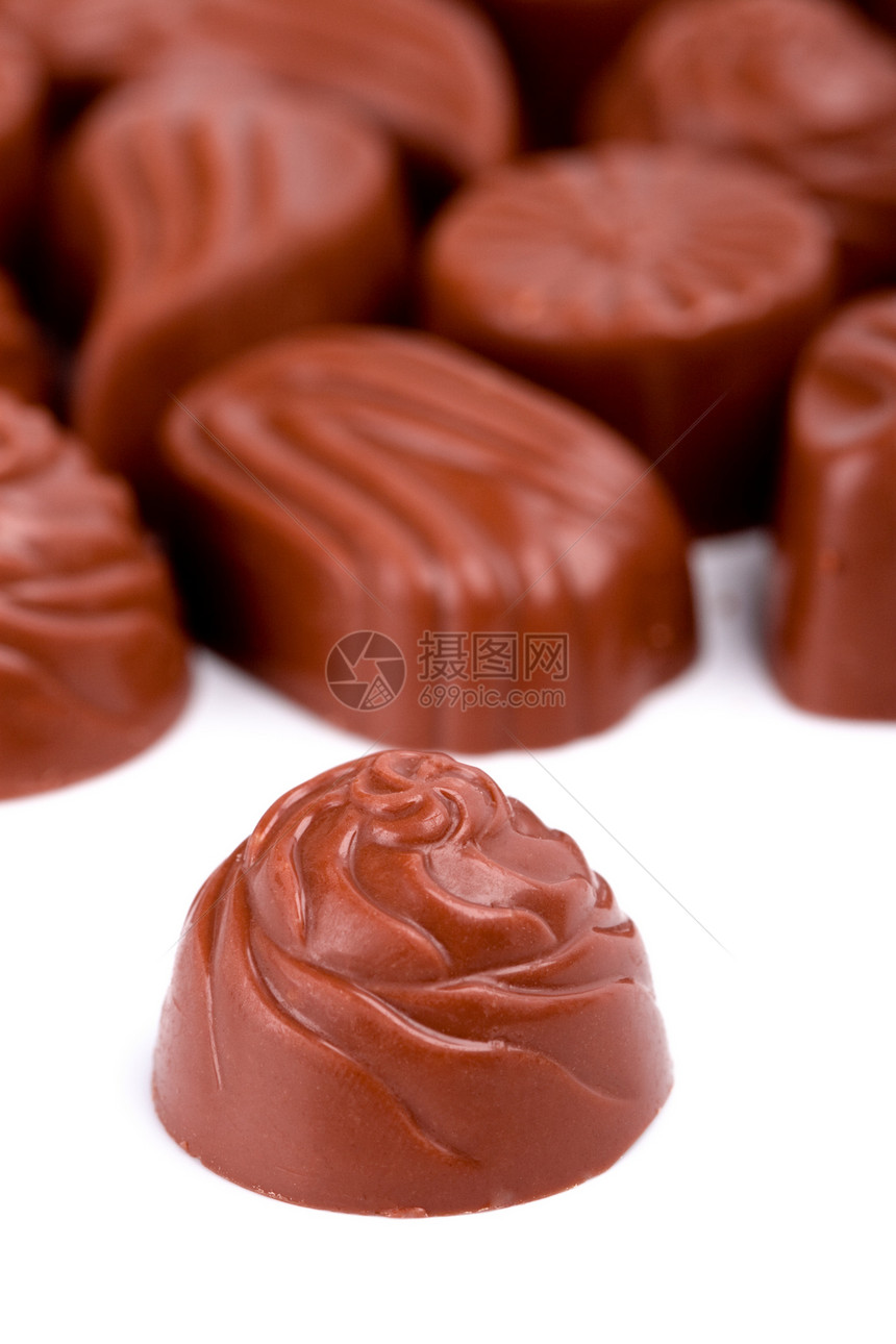 巧克力糖松露美食礼物团体糖果甜点摄影小吃产品宏观图片
