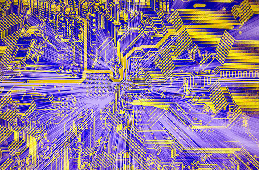高科技电子电路板抽象背景摘要背景图片