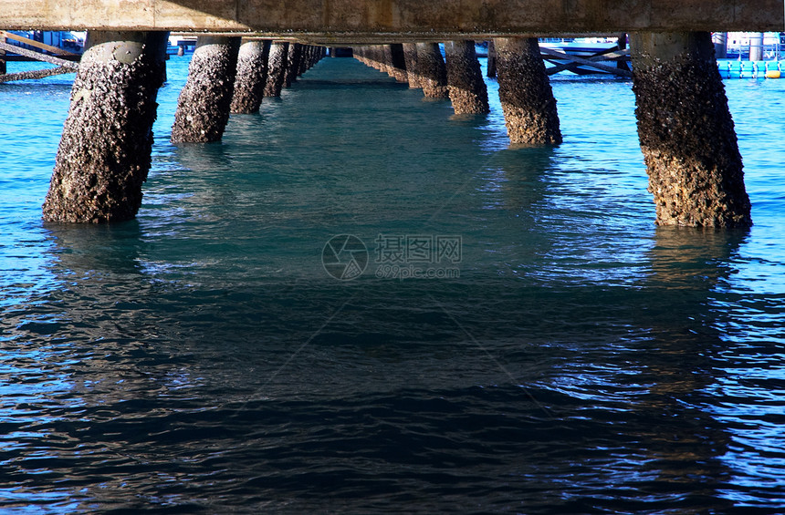 码头 海滨城市风景图片