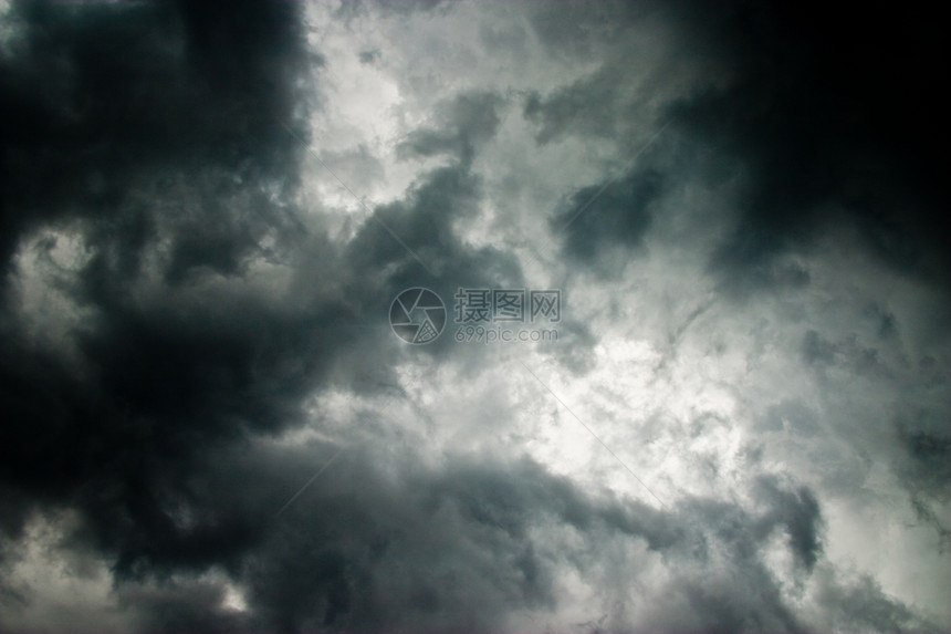 厚云天气风暴灰色雷雨图片