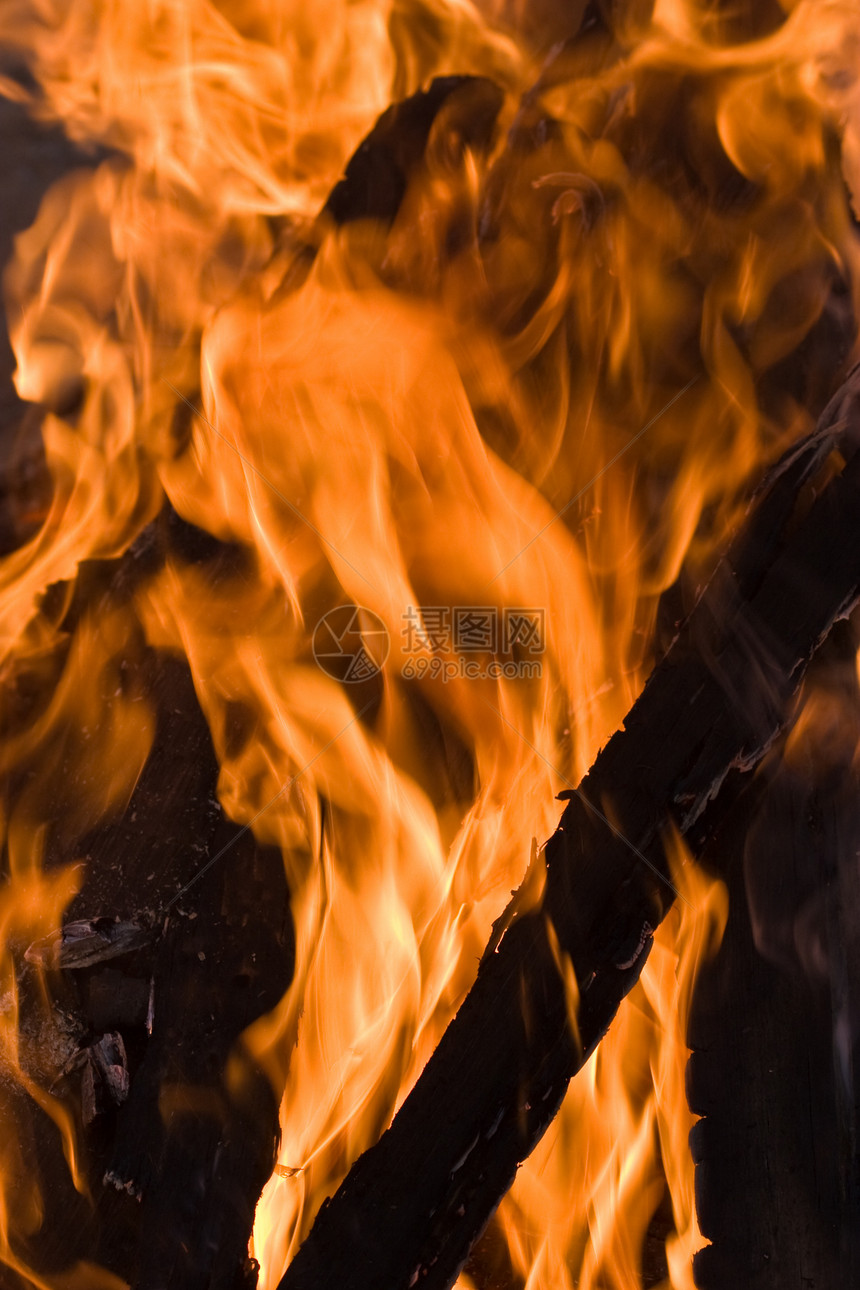 营火木头火焰烧伤篝火耀斑图片