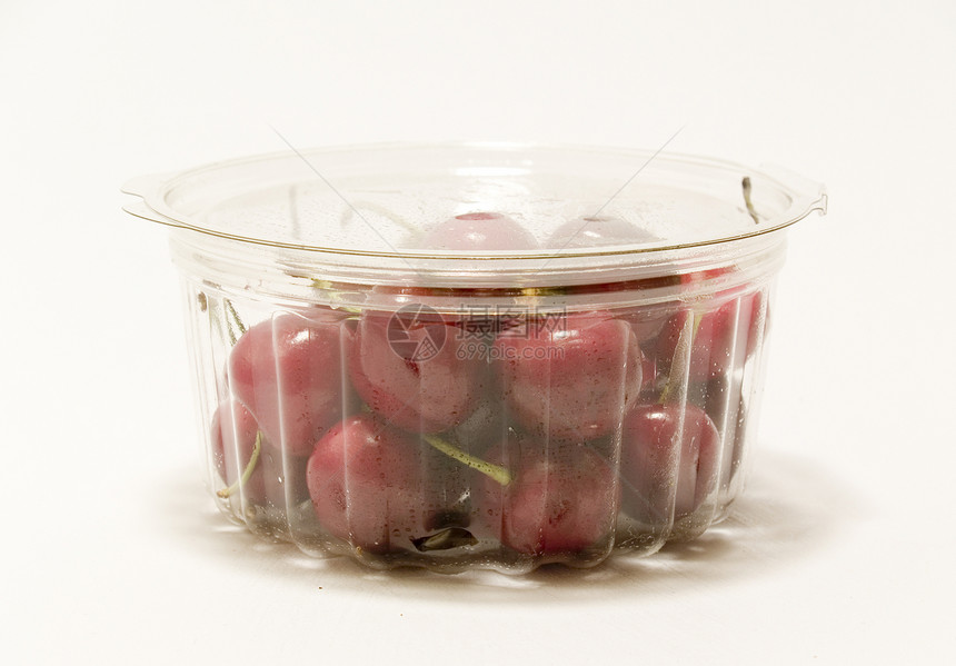樱桃植物热情叶子食物白色饮食季节性团体红色水果图片
